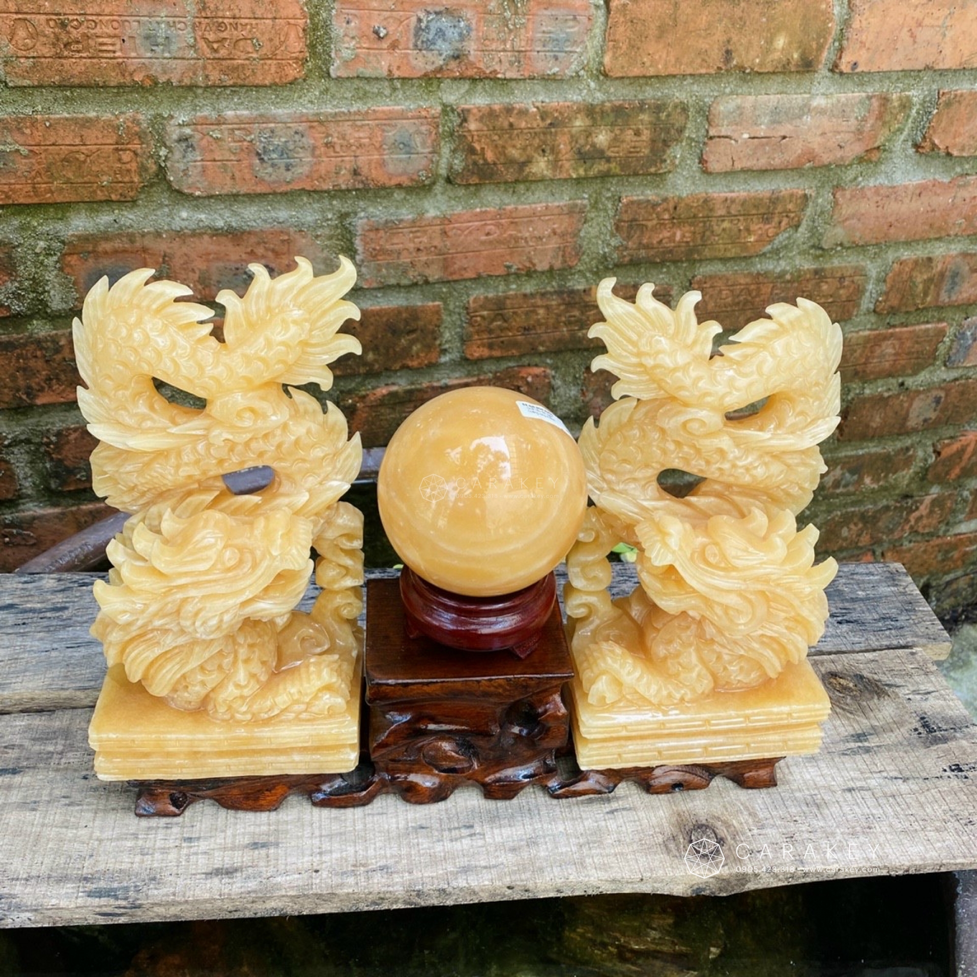 Tượng cặp rồng đứng đá ngọc hoàng long, linh vật phong thủy, tượng rồng đá phong thủy, tượng rồng đá ngọc pakistan, tượng linh vật bằng đá, cặp tượng rồng đá non nước, cặp tượng rồng bằng đá