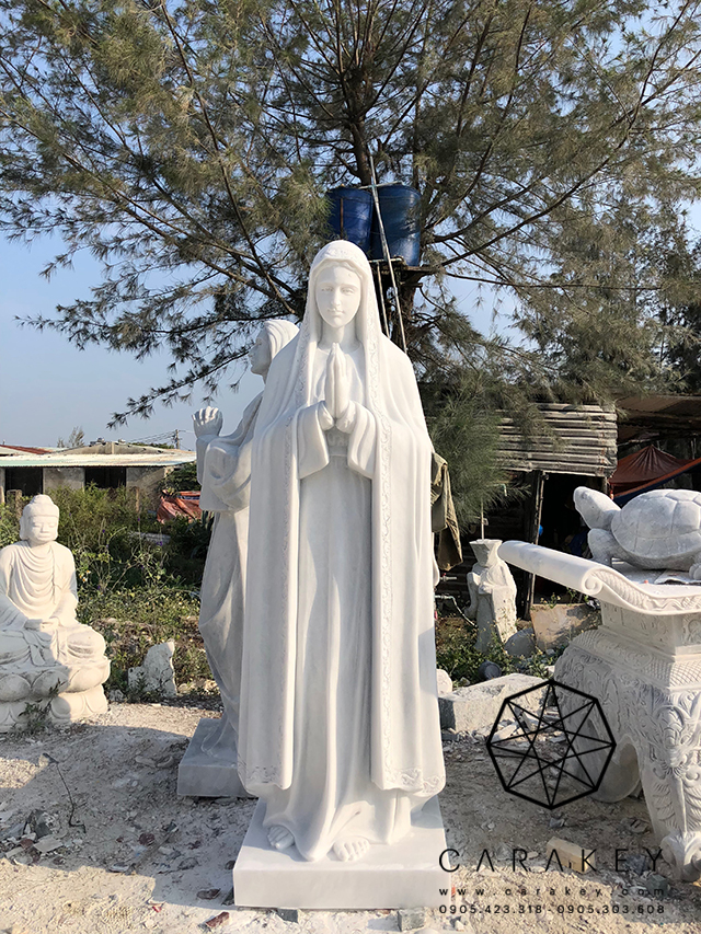 Tượng Chúa bằng đá non nước, tượng đá, tượng bằng đá non nước, tượng đá trắng non nước, tượng chú tiểu bằng đá, tượng chú tiểu đá non nước, tượng chú tiểu đá cẩm thạch trắng,  tượng đá nguyên khối, tượng chúa bằng đá, tượng chúa đá non nước